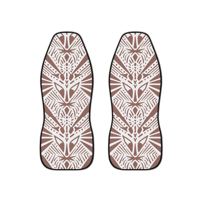 Blush boho tribal car seat covers, set of two front seat covers