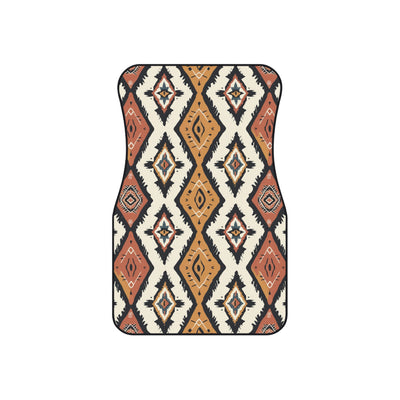 Boho Aztec diamond car mats, set of four, front and rear mats
