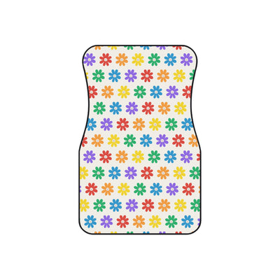 LGBTQ Pride Rainbow car mats, set of four, front and rear mats