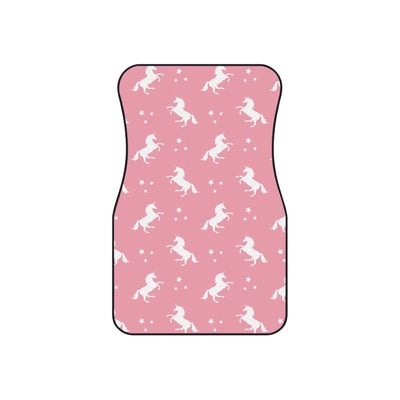 Pink unicorn car mats, set of four, front and rear mats