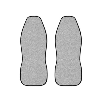 Silver rainbow glitter car seat covers, set of two front seat covers