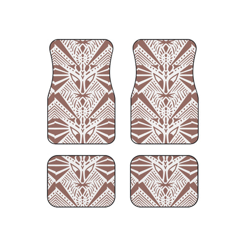 Terracotta Boho car mats set of 4