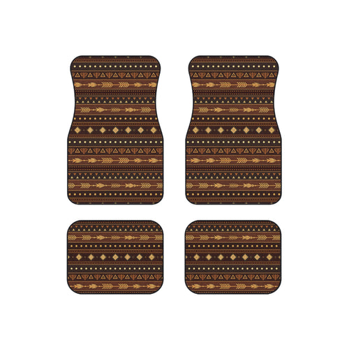 Tribal Arrows car mats set of 4