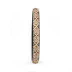 Beige boho medallion steering wheel cover, product view 6
