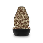Beige brown giraffe print car seat covers, product view 4