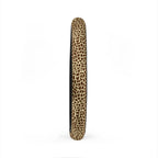 Beige brown giraffe print steering wheel cover, product view 6