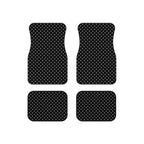 Black big polka dot car mats, product view 6