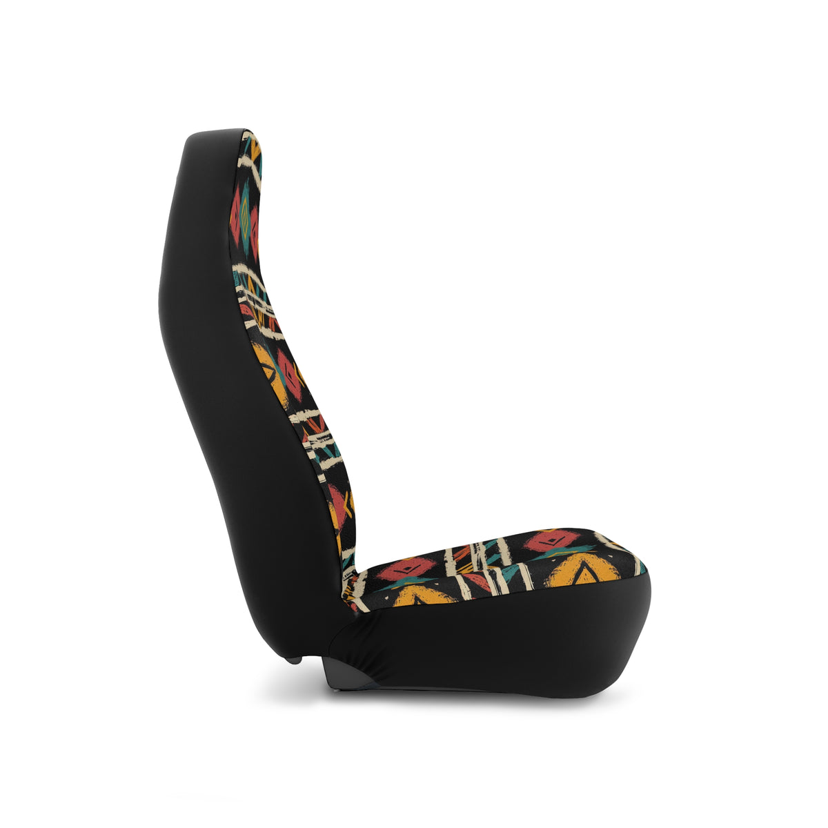 Black boho tribal car seat covers, product view 5