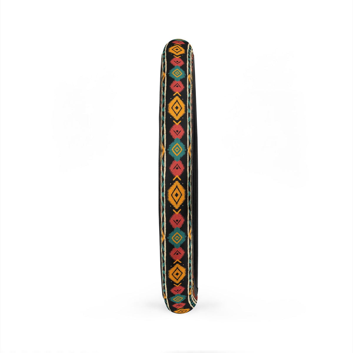 Black boho tribal steering wheel cover, product view 4