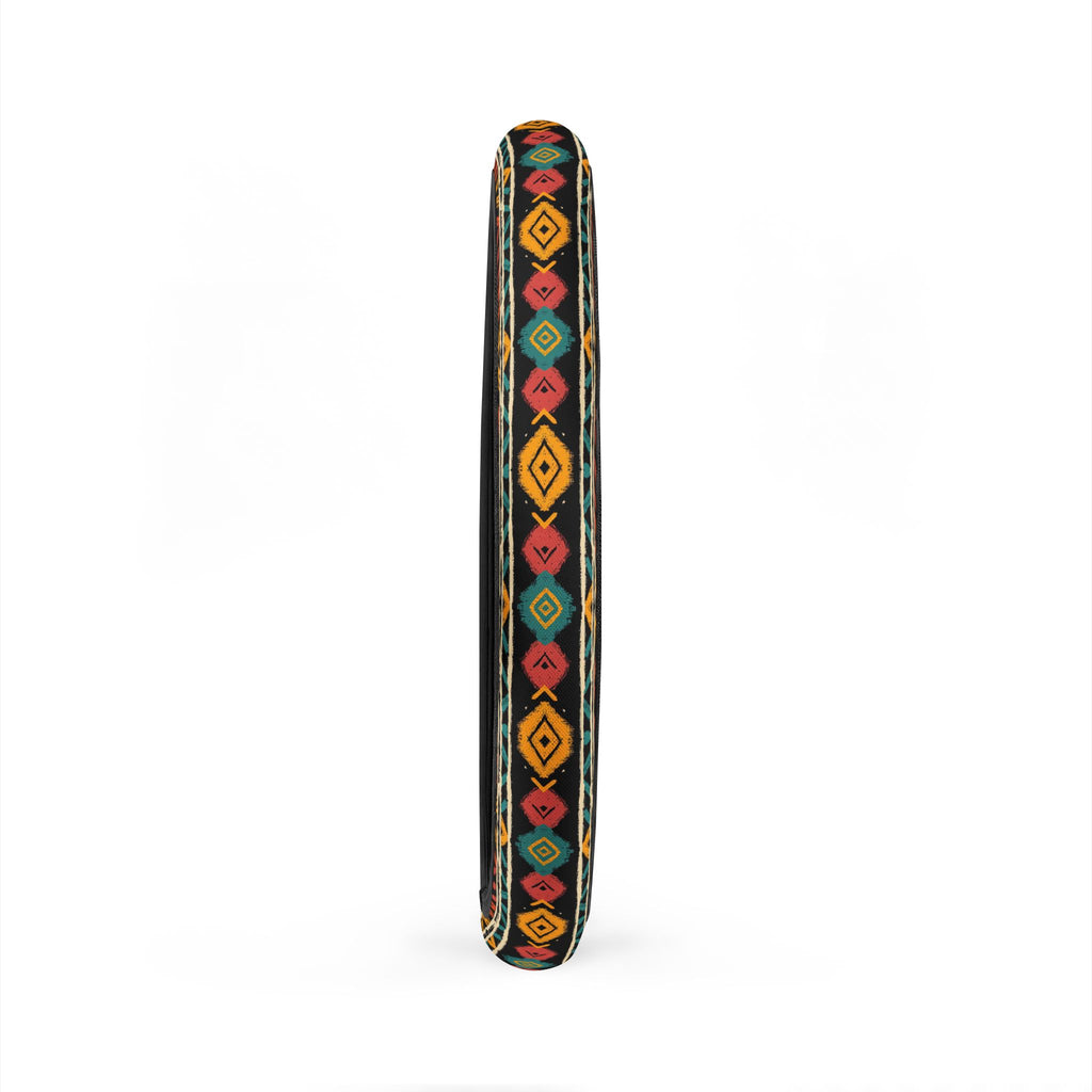 Black boho tribal steering wheel cover, product view 5