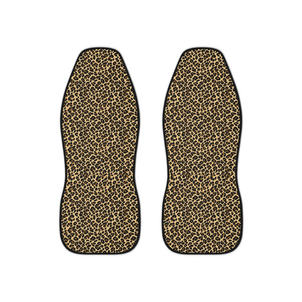 Black Brown Cheetah Print Car Seat Covers