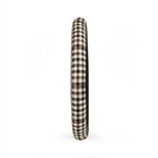 Black brown houndstooth steering wheel cover, product view 5