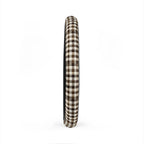 Black brown houndstooth steering wheel cover, product view 6