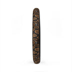 Black brown snake print steering wheel cover, product view 5