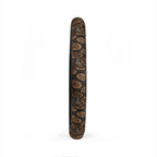 Black brown snake print steering wheel cover, product view 6