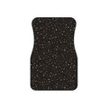 Black gold galaxy car mats, set of four, front and rear mats