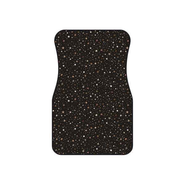 Black Gold Galaxy Car Mats Set of 4