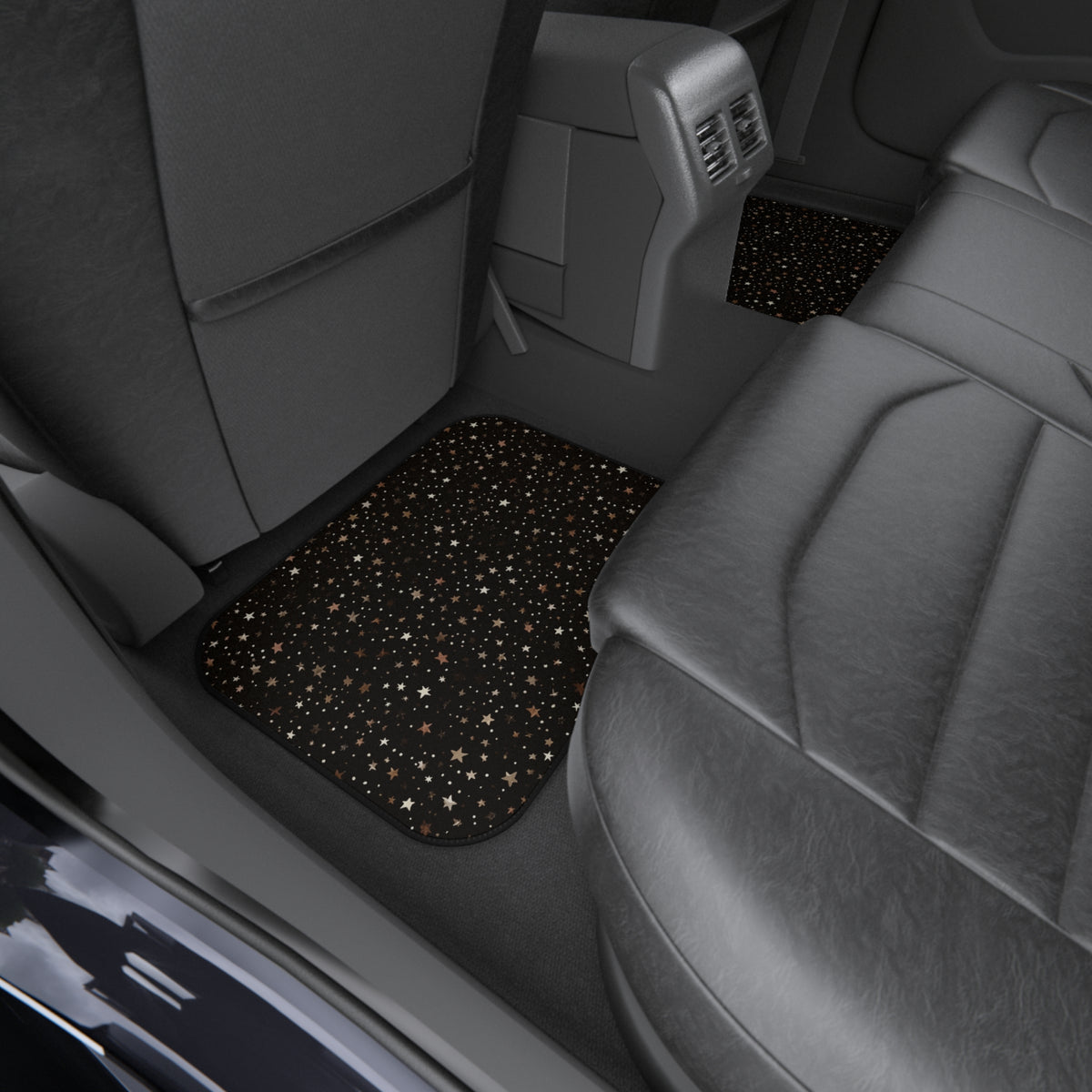 Black gold galaxy car mats, product view 10