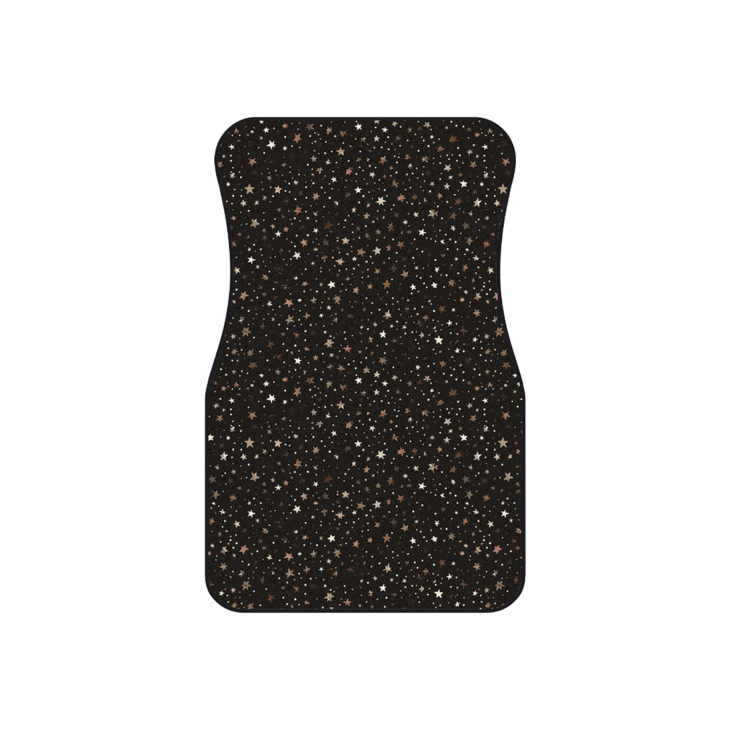 Black gold galaxy car mats, product view 3