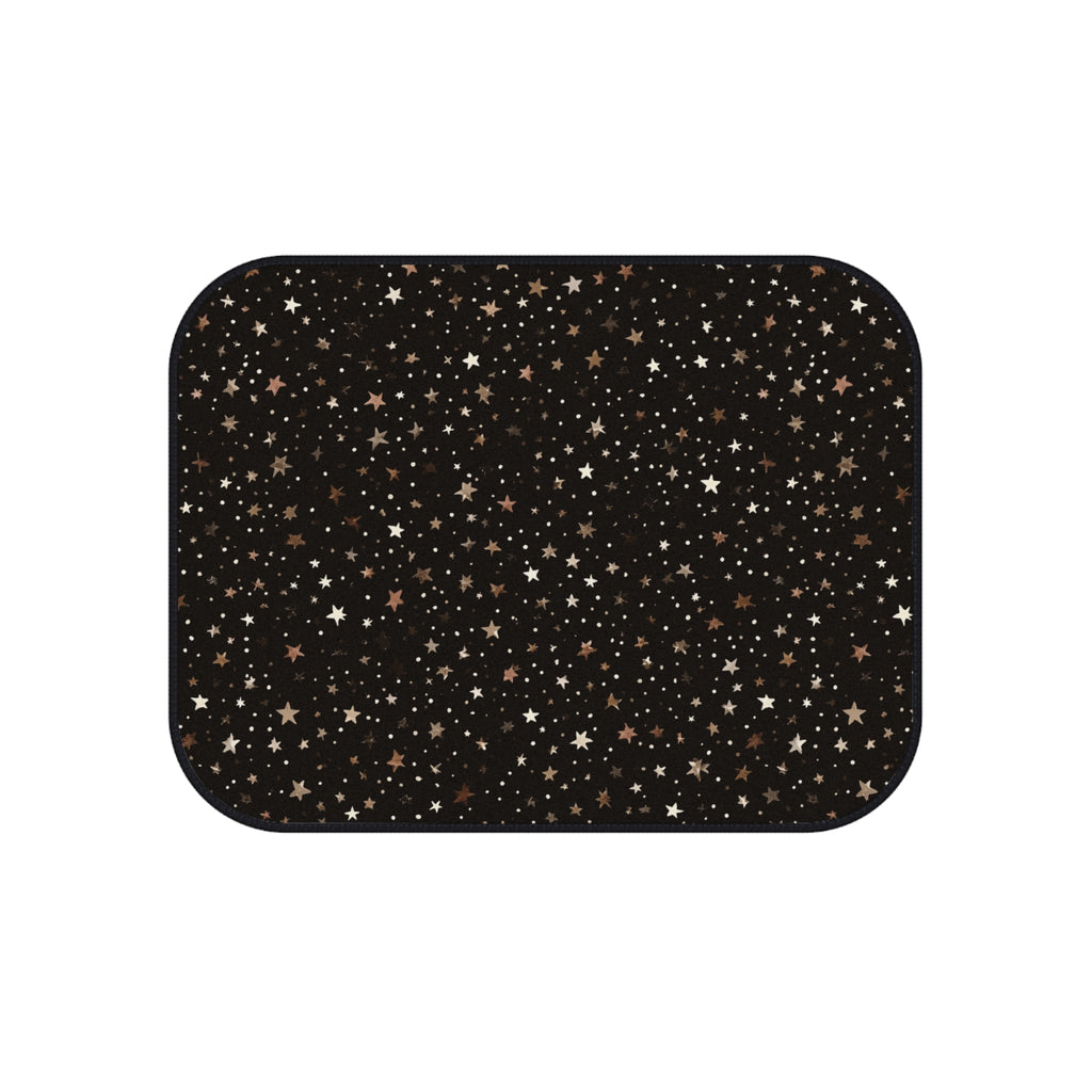 Black gold galaxy car mats, product view 5