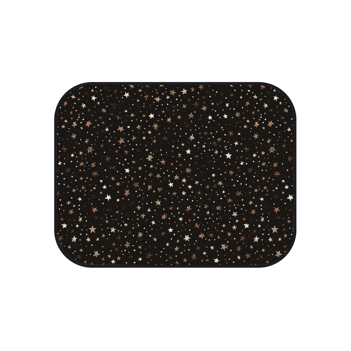 Black gold galaxy car mats, product view 5