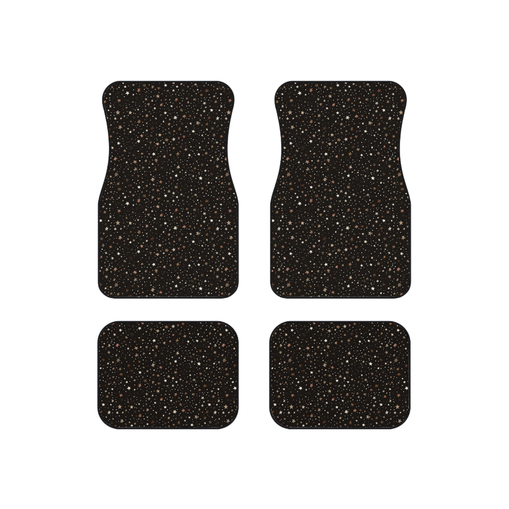 Black gold galaxy car mats, product view 6