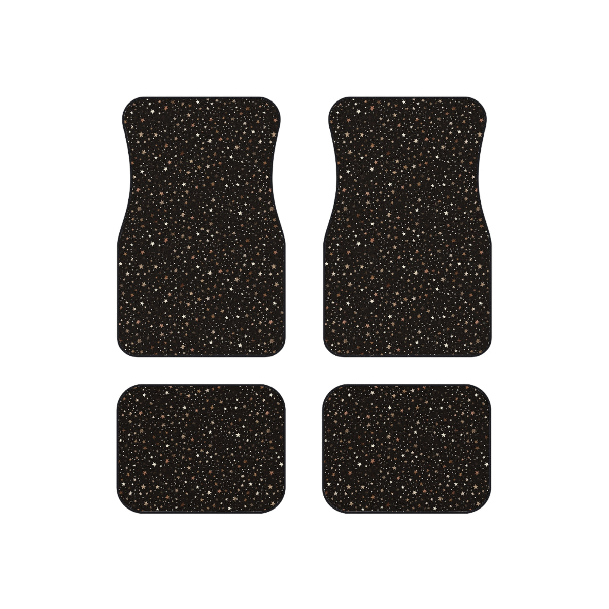 Black gold galaxy car mats, product view 6