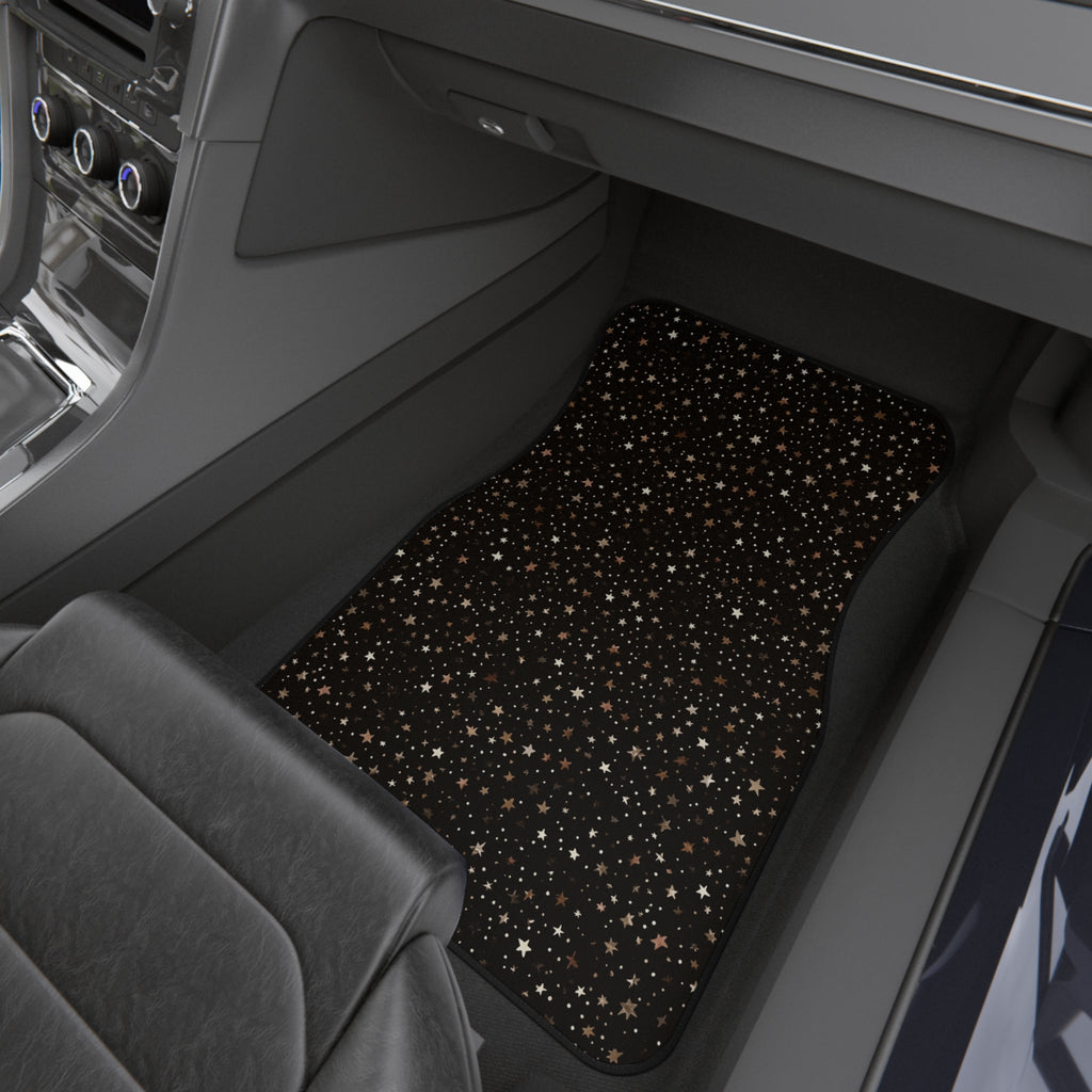 Black gold galaxy car mats, product view 9