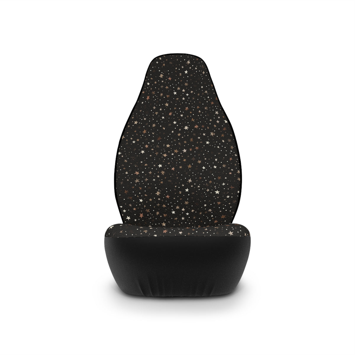 Black gold galaxy car seat covers, product view 4