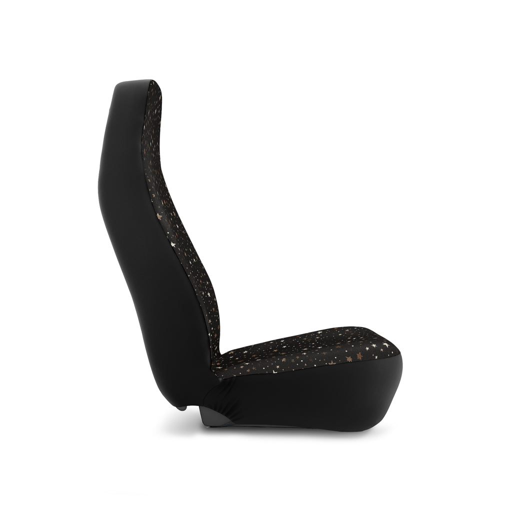 Black gold galaxy car seat covers, product view 6
