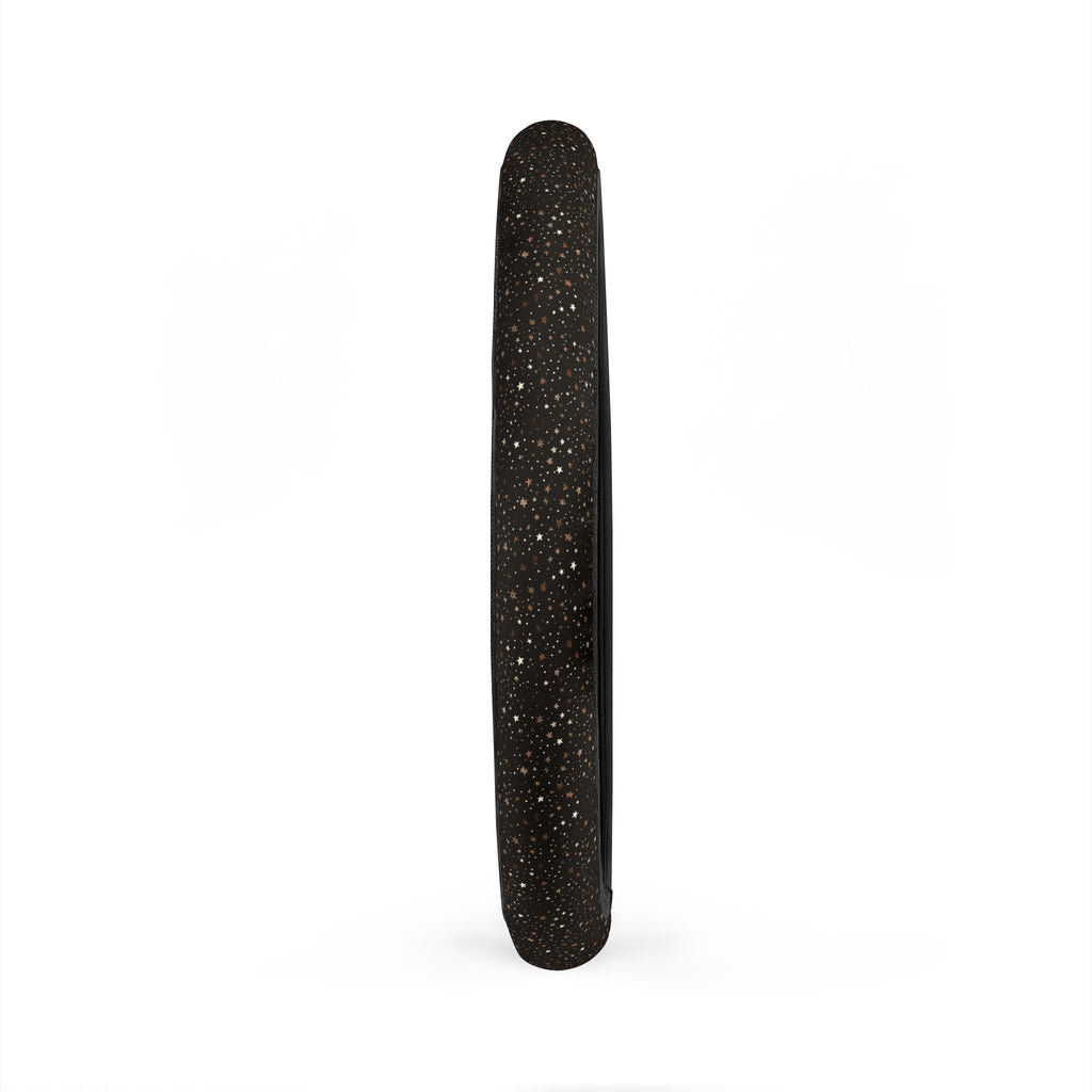 Black gold galaxy steering wheel cover, product view 5