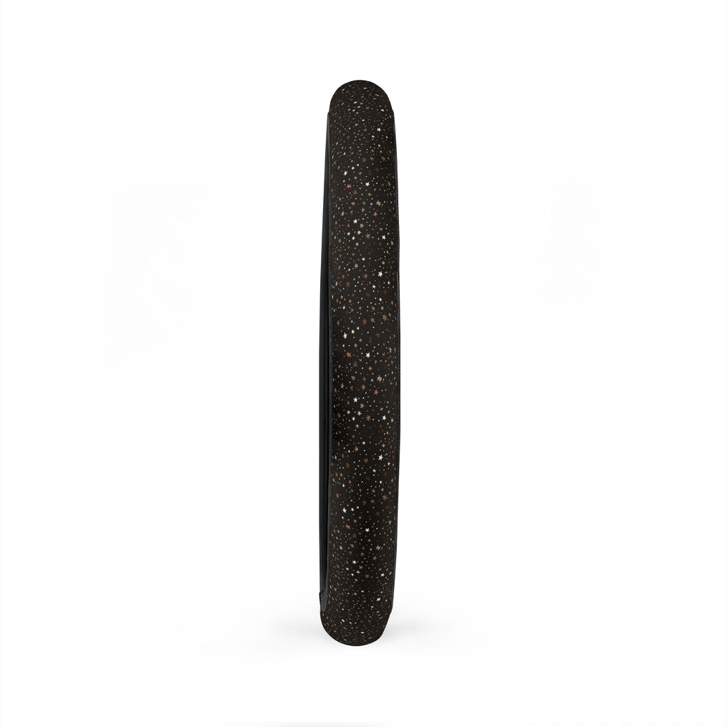 Black gold galaxy steering wheel cover, product view 6