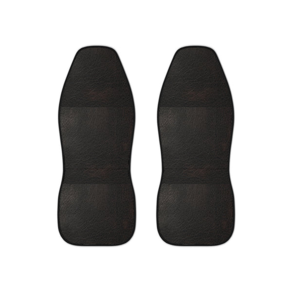 Black Leather Look Car Seat Covers