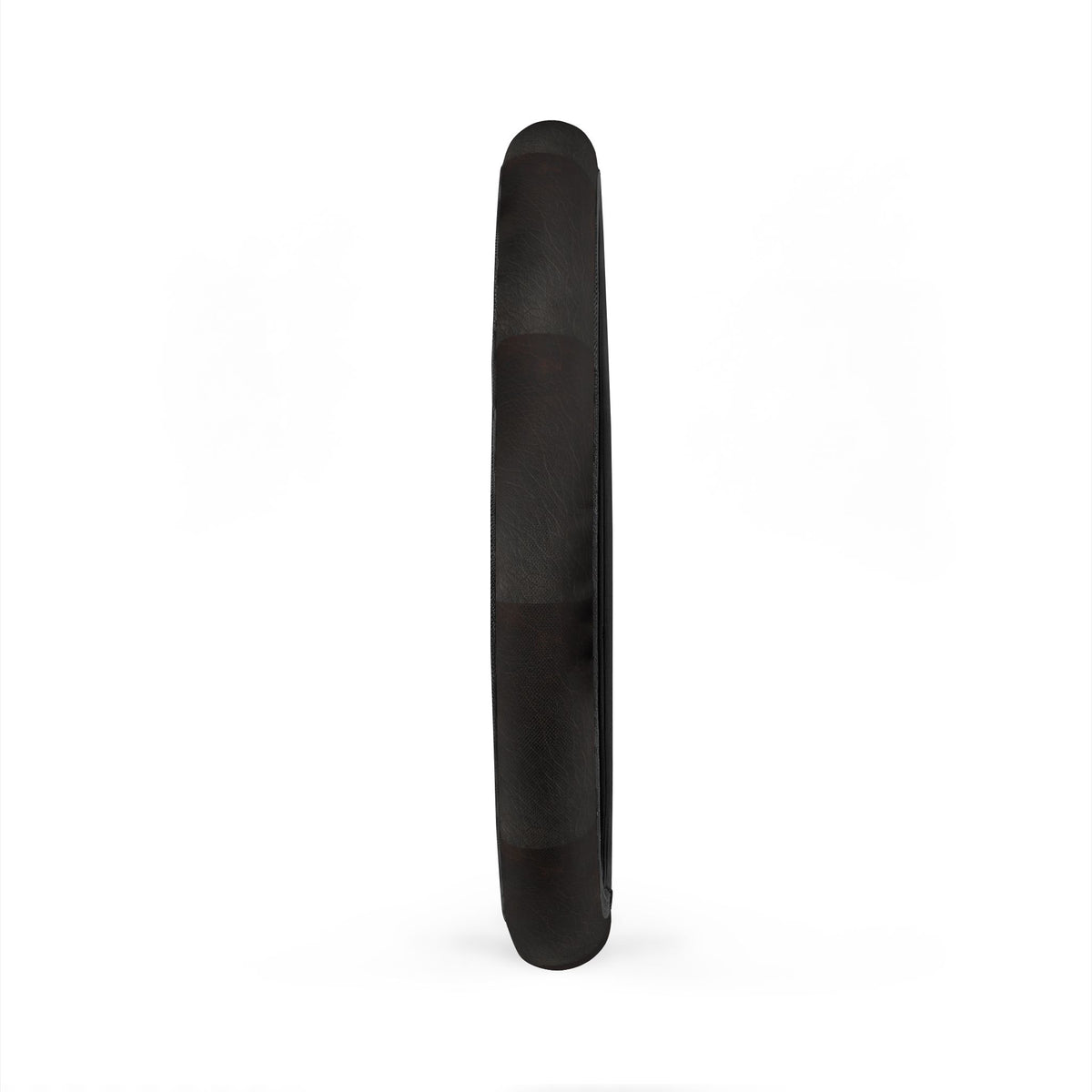 Black leather look steering wheel cover, product view 5