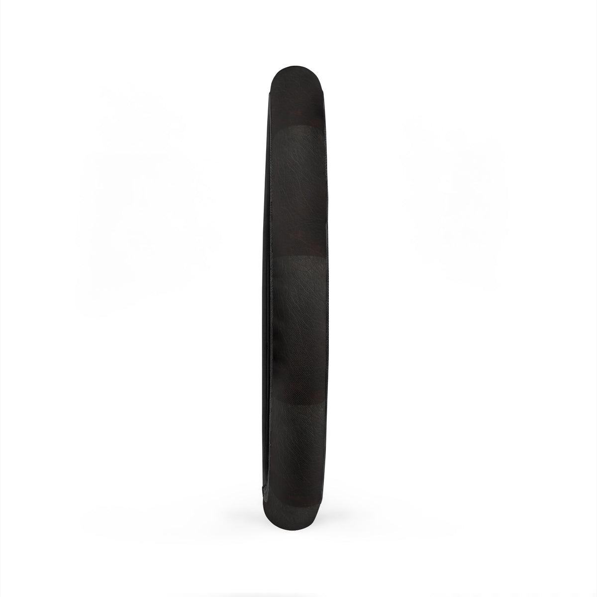 Black leather look steering wheel cover, product view 6