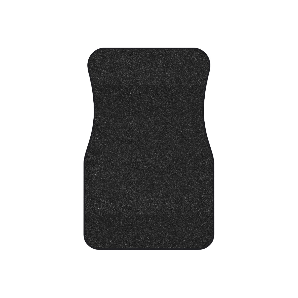 Black rainbow glitter car mats, set of four, front and rear mats