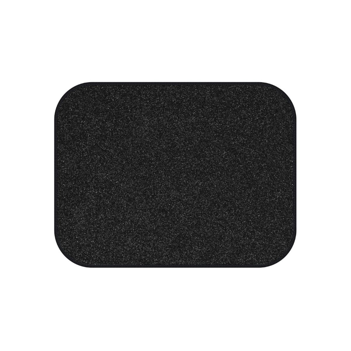 Black rainbow glitter car mats, product view 4