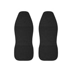 Black rainbow glitter car seat covers, set of two front seat covers