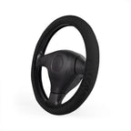 Black rainbow glitter steering wheel cover, product view 4