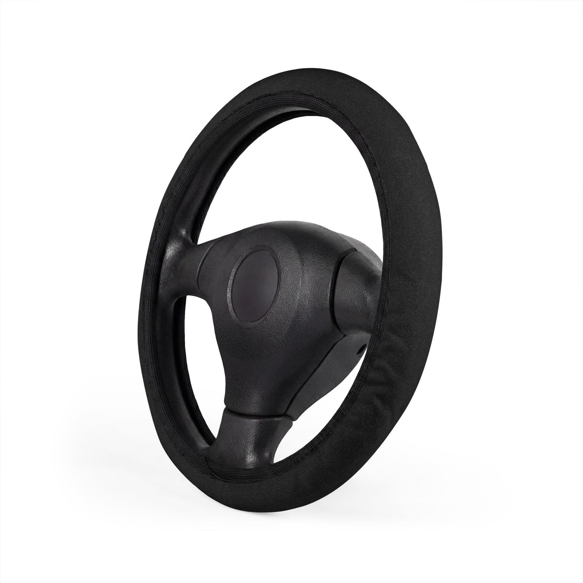 Black rainbow glitter steering wheel cover, product view 4