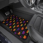 Black rainbow heart car mats, product view 8