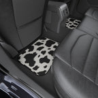Black white cow print car mats, product view 10