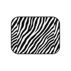 Black white zebra print car mats, product view 5