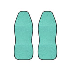 Blue rainbow glitter car seat covers, set of two front seat covers
