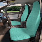 Blue rainbow glitter car seat covers, product view 3