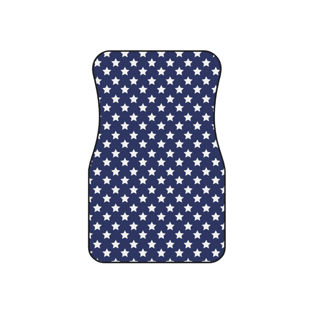 Blue star American flag car mats, product view 3