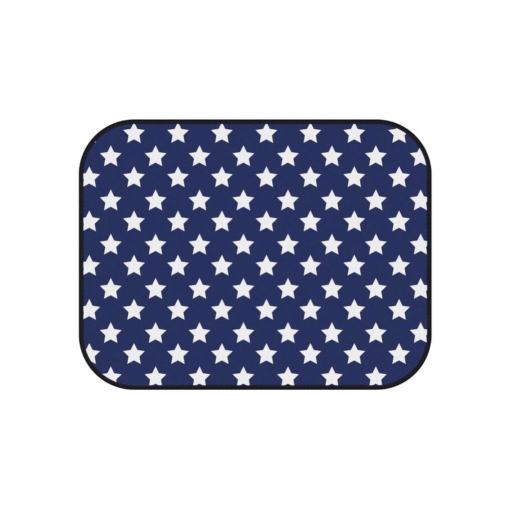 Blue star American flag car mats, product view 4