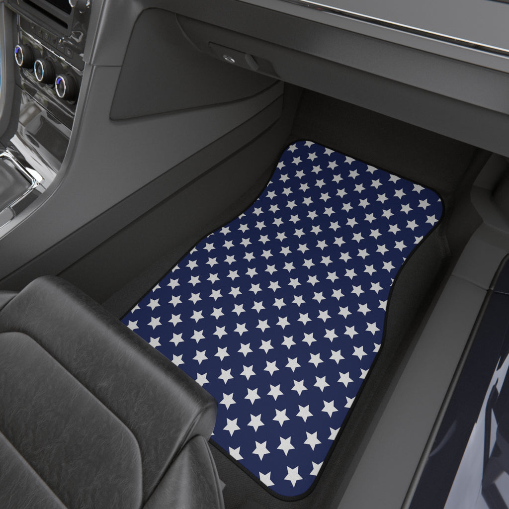 Blue star American flag car mats, product view 9