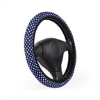Blue star American flag steering wheel cover, product view 3