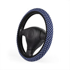 Blue star American flag steering wheel cover, product view 4